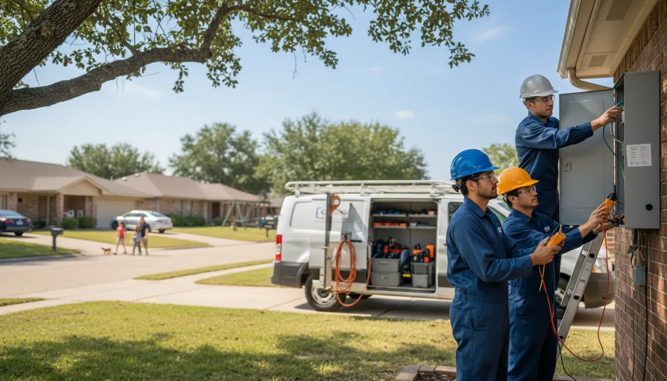 Certified electrician providing emergency electrical services in Remsenburg, NY